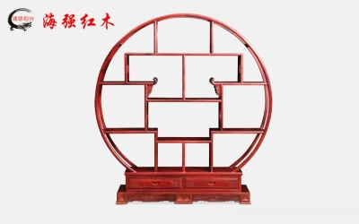 圆形多宝阁，博古架